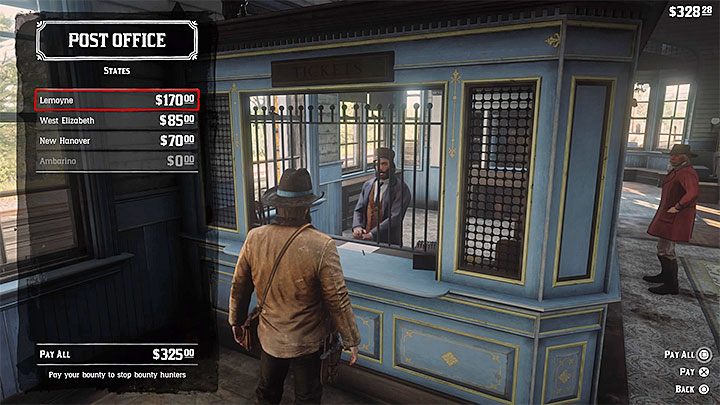 Оплата штрафа в почтовом отделении RDR2