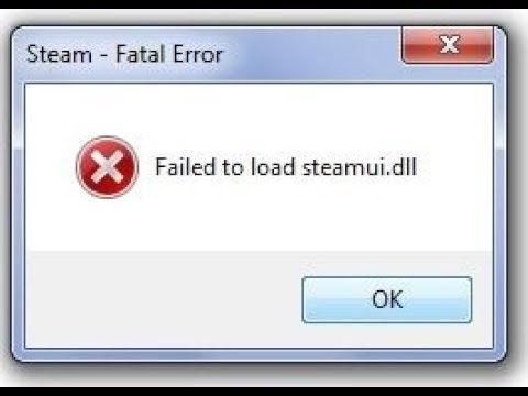 Unable to load steam. L failed to oust.