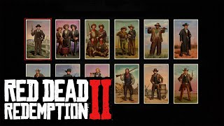 Сигаретные карточки "Знаменитые стрелки"/ПОЛНЫЙ НАБОР/ Red Dead Redemption 2.