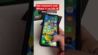 Показываю, как сломался мой iPhone 11 на IOS 16 😭 Кому выслать? #shorts