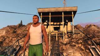 Играем в GTA 5: Прыжок с парашютом с горы Чилиад