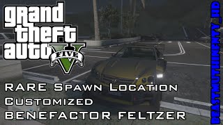 [PATCHED][MAY 2015]  GTA 5 Online RARE Customized Benefactor Feltzer SPAWN LOCATION